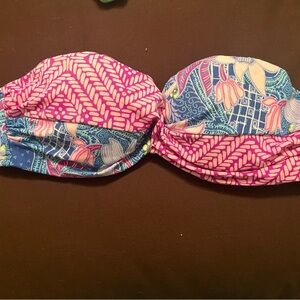 Victoria's Secret Pink and Blue Bikini Top